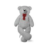 SBN - Store 160 cm Dev Pelüş,papyonlu Ayı,yumuşak ve Sevimli Büyük Boy Oyuncak Ayı,sarılmalık Ayı,papyonlu,sevgiliye Hediye Ayıcık, (Gri)