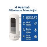 SBN - Store 3 Adet Musluk Ucu Su Arıtma Filtresi Yedek Kartuşu - Organik Safsızlıkları ve Kloru Azaltır - Uzun Kullanım Süresi (3)