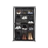 SBN - Store Ayakkabı Rafı - 15 Bölmeli Kumaş Ayakkabı Dolabı