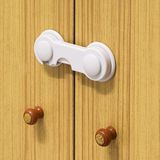 SBN - Store Buffer® Bebek Çocuk Güvenliği Çekmece ve Dolap Için Kendiliğinde Yapışkanlı Vidasız Kapak Kilidi