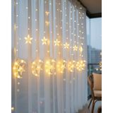 SBN - Store Hilal Yıldız LED Perde Işık Balkon Pencere ve Oda Dekorasyonu - Lisinya