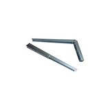 SBN - Store Kırma Katlanır Masa Konsolu, 30 Cm, Çinko Kaplama, Dayanıklı Metal Malzeme, Duvara Monte, Katlanabilir Raf Ayağı, Masa Ayak Destek Aparatı, Kolay Kuru - Gri