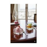 SBN - Store Nude 24323 Ice Cube Kare Dondurmalık Servis Tabağı – Kristal, 9 Cm, El Imalatı