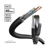 SBN - Store Prime – Cat 8 Ağ Kablosu, 40 Gigabit, Esnek ve Kırılmaz Yapı – 10M (Lan Kablosu/ethernet Kablosu, Maksimum Fiber Hızı Iletir ve Oyun/ps5/xbox Için Uyg