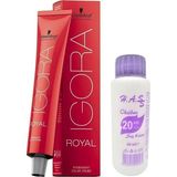 SBN - Store Prime Igora Igora Saç Boyası 7-65 Kumral Çikolata Altın 60 ml + Mini Oksidan 20 Volüm