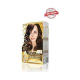 SBN - Store Prime Maxx Deluxe Serisi 24K Altın Parçacıklı Serum ile 1 Kutu 2 x 50 ml ve Geliştiriciler Saç Boyası (Çikolata Kahve 6.7)