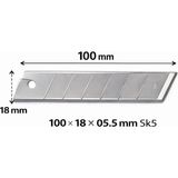 SBN - Store Prime Profesyonel Cam Kazıma Bıçağı, Sk5 Çelik Keskin Uç, Abs Ergonomik Sap, 100X18 Mm, 2 Yedek Bıçaklı Cam ve Yüzey Temizleme Aparatı