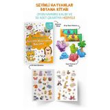 SBN - Store Sevimli Hayvanlar Boyama Kitabı - Oyun Hamurlu - 3 Yaş +