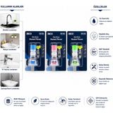sbodurhome 12 Adet Musluk Ucu Filtresi 2 Katmanlı - Taşlı - Pervaneli 360° 16-19MM Tüm Musluklara (4887) - Renkli