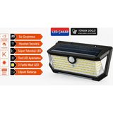 sbodurhome 202 LED Güneş Enerjili Hareket Sensörlü Çakar LED Duvar Lambası PD772 - Renkli