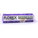 sbodurhome 250 Adet FLOREX-503 Avantaj Lavanta Kokulu Büzgülü Büyük 10PCS 65X70CM Çöp Torba 25X10=250