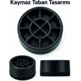 sbodurhome 4 Adet Kaymaz Çamaşır Makinesi Ayak Altlığı