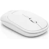 sbodurhome Beyaz Renkli Ergonomik Sessiz Kablosuz Mouse – USB Alıcılı, Ofis ve Oyun Için Konforlu Bilgis - 1