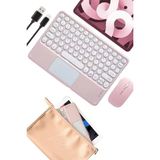 sbodurhome Bluetooth Touchpad Klavye Ultra Ince Taşınabilir Q Klavye Yeni Nesil - 1 - Renkli