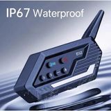 sbodurhome BT62 Motosiklet Kask Kulaklığı Bluetooth Intercom 2 Intercom Bağlantılı - Çok Renkli