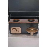 sbodurhome Çalar Radyo Müzik Kutusu Nostaljik Hoparlör Speaker - Çok Renkli