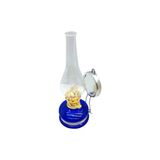 sbodurhome Cam Gaz Lambası - Mavi - Nostaljik Tasarım - Dekoratif Aydınlatma - Renkli - standart