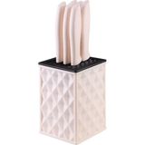 sbodurhome Diamond 6'lı Stantlı Bıçak Seti -70519 - Renkli