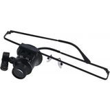 sbodurhome Gözlük Model 20X16MM Optik Lens LED Işık Monoküler Büyüteç