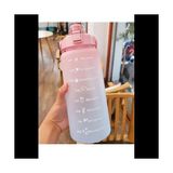 sbodurhome Günlük Motivasyon Su Matarası 2 Litre - 1 - Çok Renkli