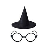 sbodurhome Harry Potter Şapkası ve Gözlüğü Siyah Renk - 1 - Çok Renkli