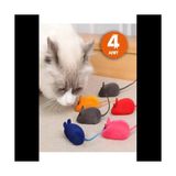 sbodurhome Kedi Eğitim Oyun Faresi 4 Adet - Renkli
