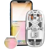 sbodurhome Mouse Fare Kablosuz Mouse Fare Şarjlı Bluetooth Sessiz 5 Tuşlu Şeffaf - 1 - Renkli