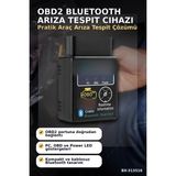 sbodurhome Obd2 Bluetooth Araç Arıza Tespit Cihazı - Motor Check Engine Okuyucu ve Sıfırlama BX-313516 - Renkli