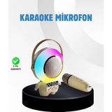 sbodurhome Renkli Işıklı Astronot Mini Bluetooth Speaker ve Karaoke Mikrofon - 1