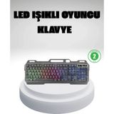 sbodurhome Rgb Işıklı Oyuncu Klavye Mouse Seti – Türkçe Q, Ayarlanabilir Dpı, Ergonomik ve Dayanıklı Tasarım