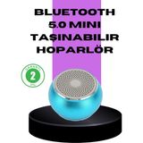 sbodurhome Taşınabilir Mini Bluetooth Hoparlör 9m Menzil Dahili Mikrofon - 1
