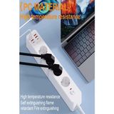 sbodurhome Termal Akım Korumalı 4’lü Priz 4x USB 2x Type-C Çıkışlı Grup Priz Çoğaltıcı (3500W) - 1 Adet