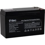 sbodurhome Ttec 12V 7 Ah Base Kuru Bakımsız Akü - 1 Adet