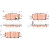 Sbp Nissan Qashqai X-Trail Arka Fren Balatası 2006-2013