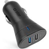 Sbs Araç Şarj Cihazı 12/24V 3100 mAh 2 Usb Çıkışı Siyah TECR2USB31AFAST