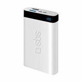 SBS Sbs İntelligent Fast Charge 10.000mAh 2xUsbA + Type-C Çıkışlı Led Göstergeli Powerbank Beyaz