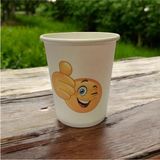 SBStrend Emojili Gülen Yüz Göz Kırpan Yüz Tek Kullanımlık 7 Oz 200 Adet Karton Bardak