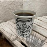 SBStrend Life Enjoy Tasarım Coffe Bardak Desenli Tek Kullanımlık 7 Oz 50 Adet Karton Bardak