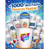 SBStrend Yeni Ürün Özel Logo Baskı Tasarım 7 Oz (200 Ml) 250 Adet Karton Bardak