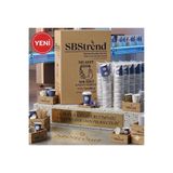 SBStrend YENİ ÜRÜN Üreticiden KALIN GRAMAJ 7 Oz 500 Adet Karton Bardak Akmaz Kokusuz Tek kullanımlık 1.kalite(170gr)