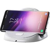 Sbusshop Baseus Silicone Horizontal Stand Wireless Kablosuz Şarj CIHAZI-(5775) - SB001M-49W2O3 - Beyaz
