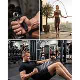 Sbusshop Çok Amaçlı Spor Seti Atlama Ipi El Yayı Karın Kas Aleti - SB001M-48VUR2 - Çok Renkli