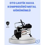 Sbusshop Dc 12V Metal Hava Kompresörü Araç Lastik Şişirme 35L/DK - SB001M-47YWH6