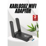 Sbusshop Wifi Adaptörü Bt5.0 Wifi 2'si Bir Arada Çift Bantlı Çift Anten - SB001M-47T6C0