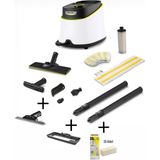 Sc 3 Deluxe Buharlı Temizlik Makinesi + Cam Temizleme Aparatı + Halı Başlığı + 15 Adet Mikrofiber - Beyaz