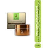 S&C Alicia Aloe Vera Özlü Gece Kremi-Night Cream Wıth Aloe Vera Extract 50 ML