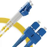 Sc-Lc 1 Metre Sm Fiber Optik Patch Kablo Duplex 2.0Mm 9/125(Os2) Single Mode