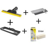Sc Serisi Easyfix Delüx Cam Temizleme Aparatı Comfort Modeli +Halı Başlığı +Dış Zemin Bezi +15LI Bez