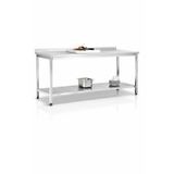 sc sonsesconcept Sc Sonses Concept Çalışma Tezgahı Alt Tablalı , Paslanmaz , Çelik , Krom, 190X60X85