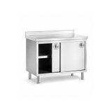sc sonsesconcept Sc Sonses Concept Çalışma Tezgahı, Dolaplı , Ara Raflı , Paslanmaz , Krom, 150X60X85H